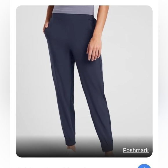 New-Athleta-26-navy blue-Brooklyn jogger.Breathable, elastic waist, lightweight - Picture 1 of 15